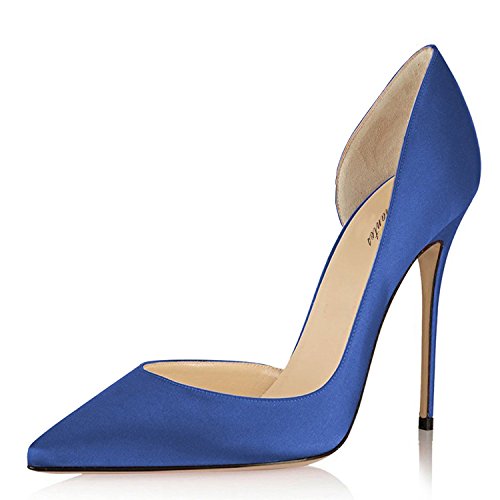 Women's Pointed Toe D'Orsay Sexy Slip On Stiletto High Heel Pumps