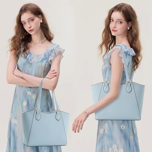 Image of CHICAROUSAL Tote Handbags Purses for Women PU Leather Womens Shoulder Bag | Large Tote Bag for Women, Shoulder Purse, Vegan Leather Purses for Women, Women's Handbags