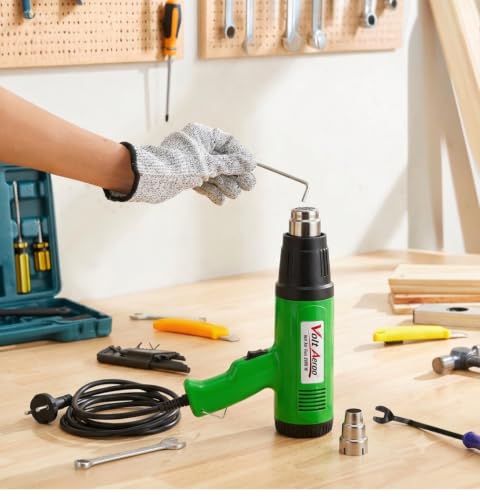 Image of Hot Air Gun 2000W, High Speed Heat Gun Machine | Dual Temperature 400C - 550C | Copper Motor | Hot Air Gun Machine for Electronic Tasks, Paint Removing, Shrink Wrapping