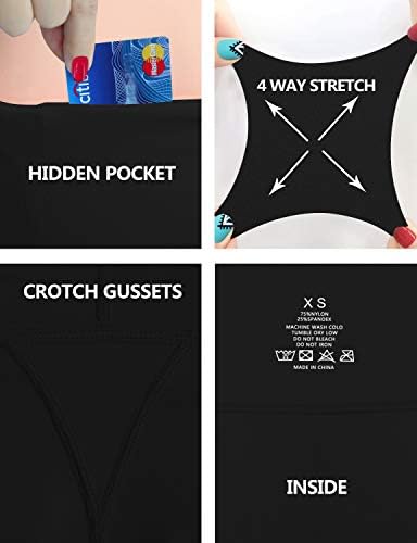 BUBBLELIME 29"/31"/33"/35"/37" 3 Styles Women's High Waist Bootcut Yoga Pants Basic/Side Pockets Tummy Control Workout Flared - Basic Nylon_Black M-37 Inseam - 5