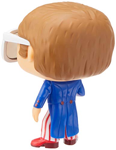 Funko – Figurine POP Vinyle – Rocks – Elton John, 26295, Rouge/Blanc/Bleu - Les Beatles, Paul McCartney, John Lennon, RIngo Starr, George Harrison Funko - Figurine POP Vinyle - Rocks - Elton John, 26295, Rouge/Blanc/Bleu – Image 3