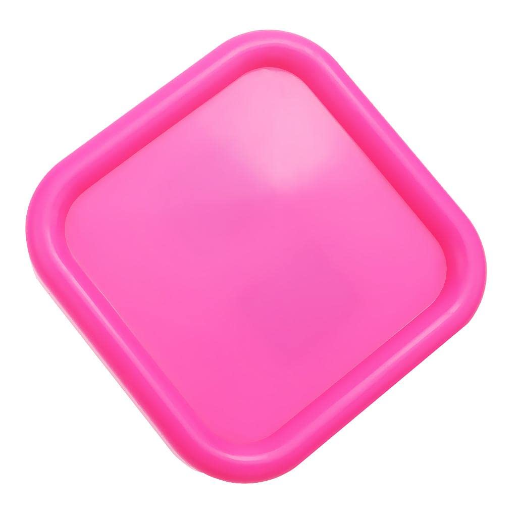 10 Set quadratische magnetische Nadelkissen Nadelkissen Nähnadeln Organizer Rose Rot, 8,5 x 8,5 cm