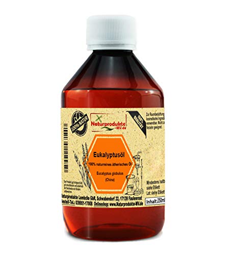 Eukalyptusöl (250 ml) 100% naturreines ätherisches Eukalyptus Öl Cover