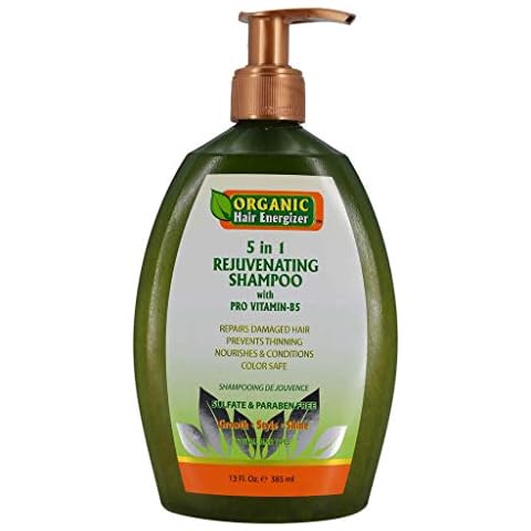 ORGANIC HAIR ENERGIZER 5 In 1 Rejuvenating Shampoo 13 Oz Cover
