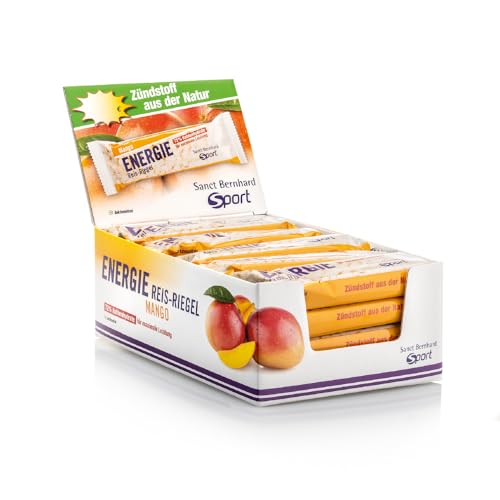Sanct Bernhard Sport Energie Reis-Riegel Mango | 20er-Pack Sanct Bernhard Sport Energie Reis-Riegel Mango | 20er-Pack