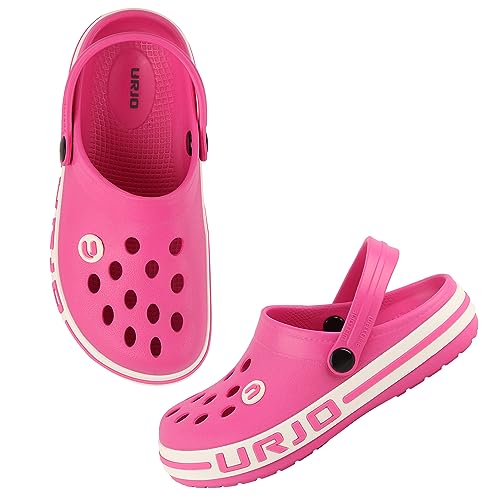Image of URJO Streak Kid's Clogs /Sandals with Adjustable Back Strap Ultra Soft & Flexibility Anti Skid Comfortable Waterproof Daily Mules Clogs /Sandals Boy's & Girl's