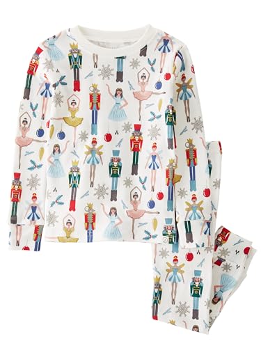 little planet by carters Neutral 2-piece Pajamas made with Organic Cotton Nutcracker 3T