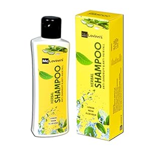 McLovinns Herbal Shampoo for Hair fall & Dandruff with Lemon, Neem Oil, Rosemary Oil, Tea Tree Oil, Aloe Vera (100 ML)