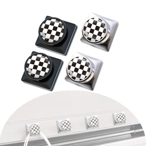 Acespeed 4PCS Car Seat Headrest Hook, Zinc Alloy Car Hooks, Auto Interior Hook Hangers Storage Organizer Interior Accessories for Coats Umbrellas Grocery Bags Handbag