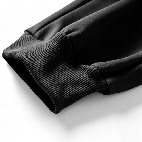 Mens Baggy Sweatpants Thermal Jogger Trousers Drawstring Elastic Waist - image 5