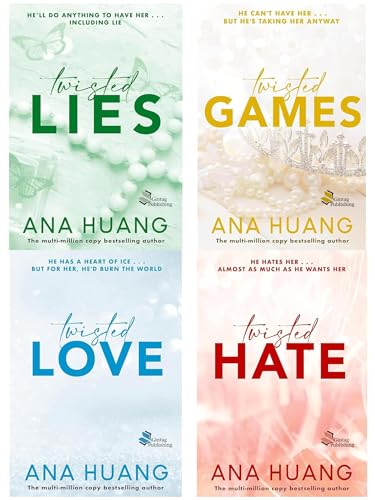 Image of Twisted Series Set of 4 Books | Twisted Love, Twisted Games, Twisted Hate & Twisted Lies | Romantic Fiction Box Set | Contemporary Steamy Romance Novels for Adults