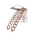 Ceiling Loft Attic Extension Ladder, Titanium-Magnesium Alloy Attic Stairs for Duplex Villa Small Apartment, Remote Control (80x120cm/31.5x47in)