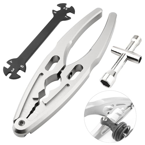 GDOOL Universal RC Shock Pliers W/Ball End Multi-Function Clamp Tools & 6 in 1 RC Repair Turnbuckle...