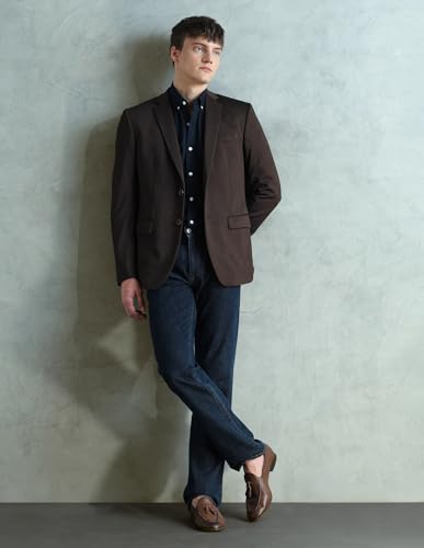 Image of Arrow Men's Zero Calorie Slim Fit Textured Blazer