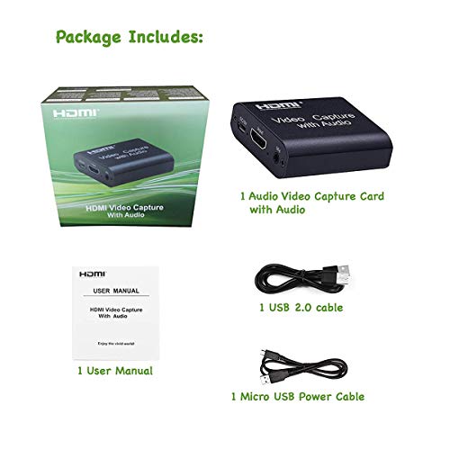 7SEVEN® 4K HDMI Screen Capture Recorder for Laptop PC TV Set TOP Box DSLR Camcorder to Live SREAMING Gaming Teaching Video Conference Live... - Image 5