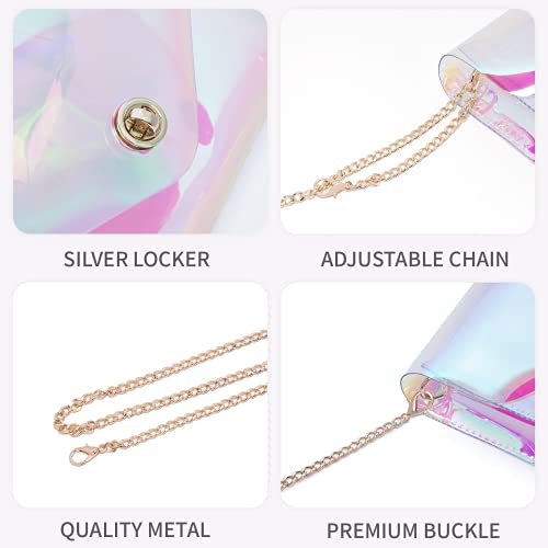 Image of Vorspack Clear Purse for Women Clear Crossbody Bag Cute for Sports Concert Prom Party Present
