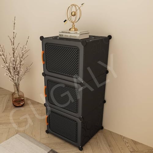 Image of 6 Layer Plastic Shoe Rack for Home 6 Layer with Cover Shoe Rack with Door | Multi Layer Shoe Organizer Stand | Space Saving Footwear Storage Cabinet for Bedroom Entryway.