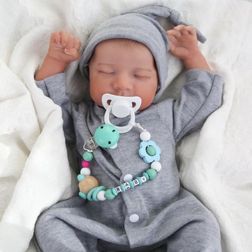 Muñeca bebé reborn realista de 18 pulgadas miniatura 3