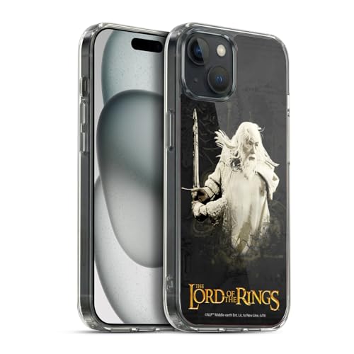 Funda iPhone 15 Plus El Señor de los Anillos Gandalf para maratones de cine y uso diario