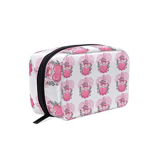 Valentine Be Mine �s���N�̃m�[�� �s���N�̃n�[�g�A�ԂƗt ���f�B�[�X �R�X���e�B�b�N���C�N�A�b�v�o�b�O�A�W�b�p�[�t�� �|�[�^�u�� ���s�p�g�C���^���[���[�|�[�`�o�b�O�A�J���t���ȍ��z�^���z ���f�B�[�X �K�[���Y