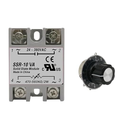 Relais SSR semi-conducteur sortie AC24-380V à commutation silencieuse et durable