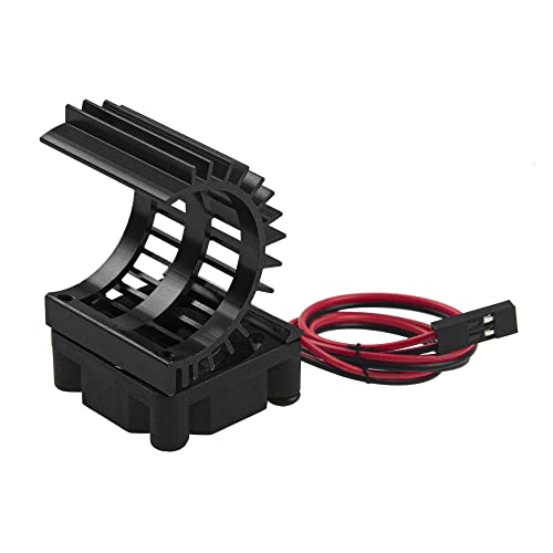 Share Goo HS341 Sharegoo Aluminum 380 390 Motor Heatsink With Cooling Fan Electric Engine Heat Sink Compatible With Hsp Hpi Wltoys Himoto Redcat 1/16 1/18 Rc Car thumb #2
