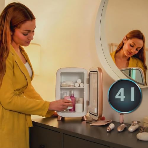 Mini réfrigérateur Cecotec CoolingBeauty Mirror avec miroir LED - vue 4