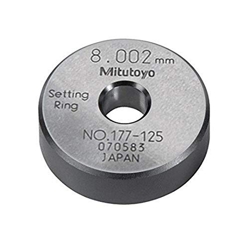 Mitutoyo - Mitutoyo 177-125 Setting Ring, 8mm Size, 10mm Width, 32mm Outside Diameter, +/-1.5Micrometer Accuracy