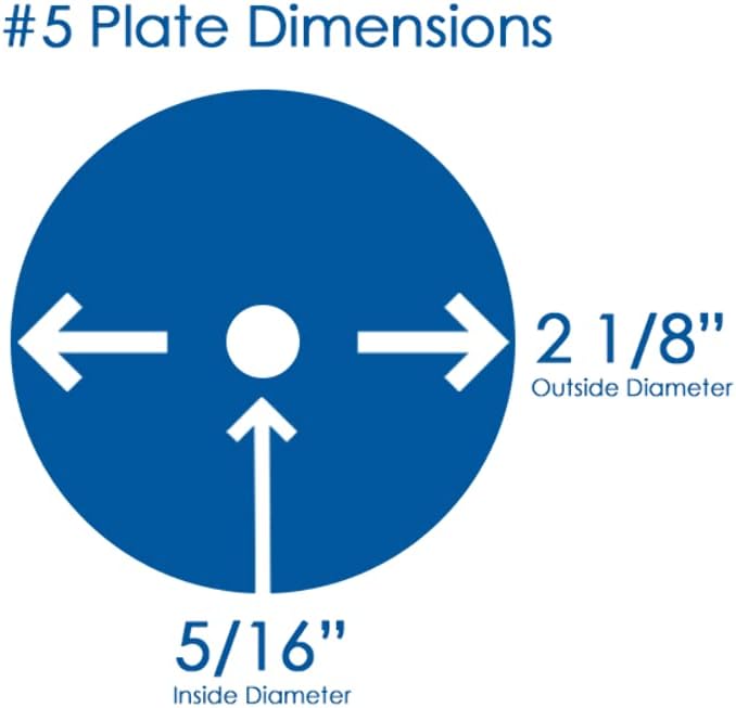 #5 Meat Grinder Plate 1/2" Holes