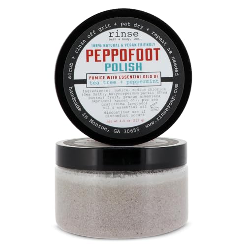 Rinse Peppofoot Peppermint Foot Scrub