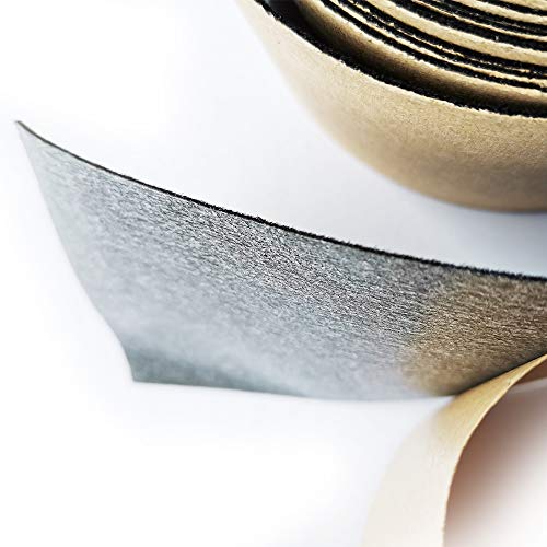 Yandood Black Flocking Adhesive Tape 3in x 30ft Projection Screen Felt Tape Border Ultra High Contrast Deep Black Felt Strips for Projector Screen Frame DIY