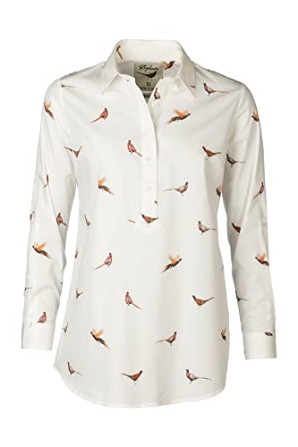 Ladies printed overhead shirt women’s button shirts blouse animal print white tops tunic