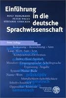 Einführung in die deutsche Sprachwissenschaft 382531149X Book Cover