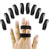 Jrery-KEY Finger Straps Buddy Tape 10 Pack, No-Slip Pinky Finger Splint for Trigger Fingers/Sprained