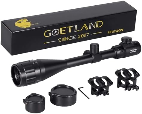 Goetland Lunettes de Visée 6-24x50 AOEG Telemetre Red Dot Rouge V...