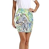 falda estampado cebra mango Material: poliéster, es muy elástico, suave y cómodo para la piel