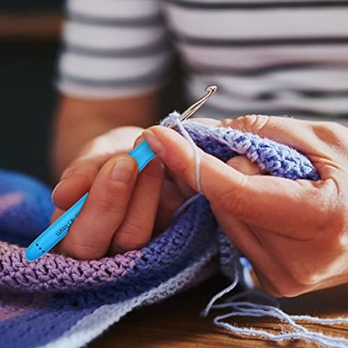 Ghopy Crochet Hooks Set for Beginners Adults Colorful Crochet Kits with Storage Bag Ergonomic Soft Grip Handle Knitting Starter Kit DIY Weave Yarn Kits for Adults Kids Gifts(Cat) - Image 4