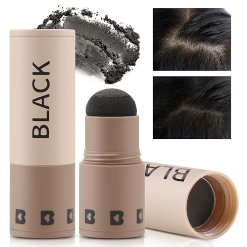 Boobeen Hairline Powder Stick, Root Touch Up and Hair Shadow Powder Stick, Waterproof Hairline Filler to Cover Gray Hair, Thinning Hair