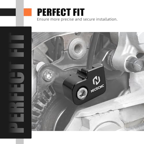 NICECNC Aluminum ABS Cable Guarding Enclosure Compatible with 790 890 Adventure 2019-2024,790 890 Duke 2018-2024,Compatible with Husqvarna 901 Norden 2022-2024,CNC,ABS Cable Protector Cover,Black