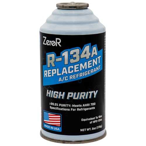 ZeroR® High-Purity R134a Replacement Refrigerant – Eco-Friendly 100% Natural Hydrocarbon A/C...