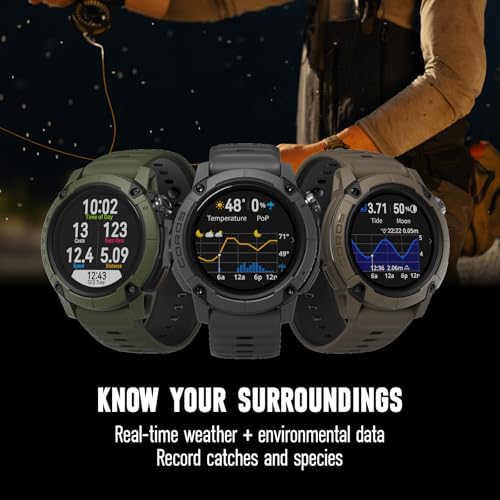COROS Nomad GPS Outdoor Watch, Global Maps with Turn-by-Turn Navigation, 22-Day Battery Life, Voice-Pin Adventure Journal, Fishing Modes with Tides & Catch Logging, for Hiking, Fishing, and Camping - Image 6