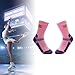 Ice Skating Socks,Kids Knee High Socks,Breathable Roller Skating Socks,Ski Socks,Socks, Pink S