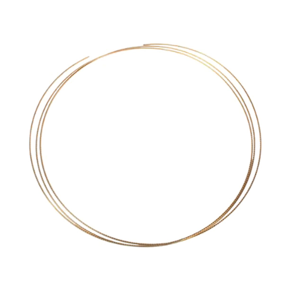 HEMOTON Long-lasting 1.5mm Guitar Fretwire 8ft Golden Brass Suited for Box Guitar Fret Wire