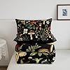 Feelyou Cute Mushroom Comforter Set Queen Size Kids Kawaii Fungus Comforter for Boys Teens Wild Mushroom Stuff Bedding Set Breathable Flower Duvet Set Room Decor Quilt Set #5