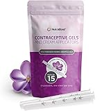 NutraBlast Disposable Vaginal Contraceptive Gels & Cream Applicators with Dosage Markings (15-Pack) | Individually Wrapped | Made in USA