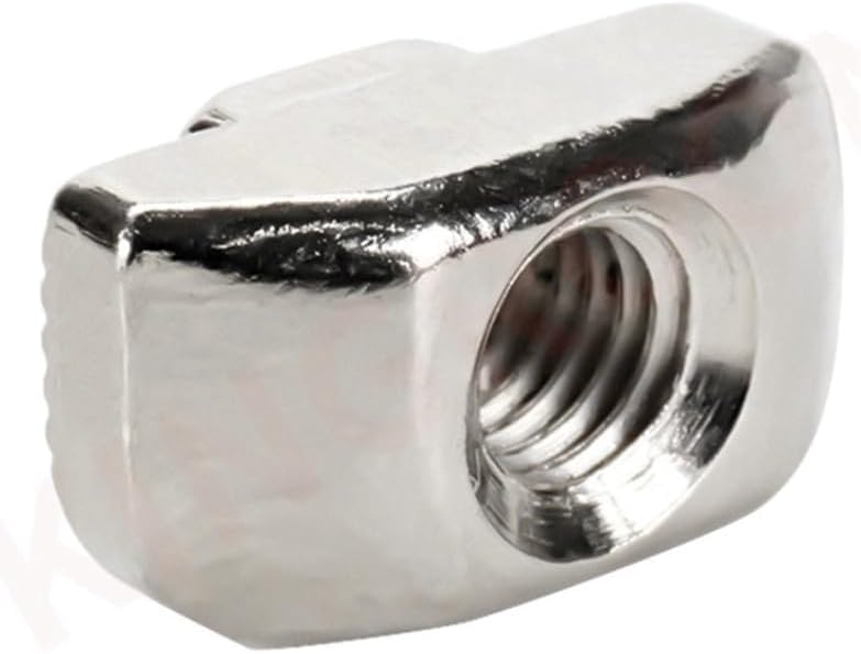 200 Pieces 2020 Series T Nuts T-Slot Nut Hammer Head Fastener -Plated Carbon Steel Sliding T Nuts (Size: M18, Color: Red)