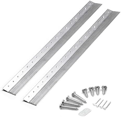 French Cleat Hanger 18 Inch - Picture, Mirror, Whiteboard or Headboard Wall Mounting Brackets - Z Bar Hanger Supports 90lbs