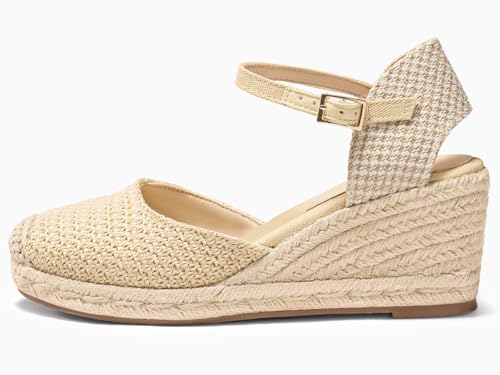 Image of Coutgo Women's Platform Wedge Espadrilles Sandals