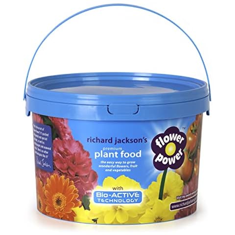 Flower Power Richard Jackson Premium Plant Food, with Bio-Active Technology, Concentrated Feed for All Plants, 1,350l of feed, Fruits and Vegetables with Essential Nutrients (1.5kg) Cover