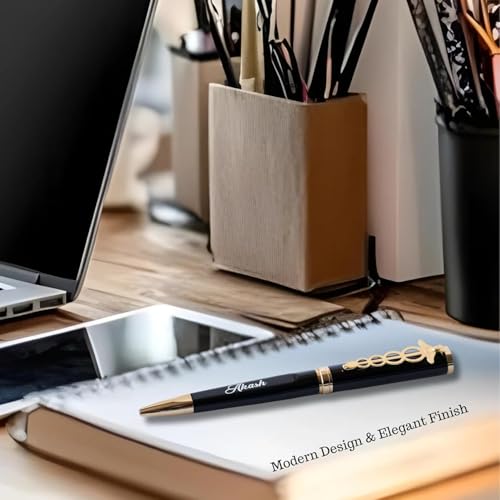 Image of Personalized Pen with Name Engraved I Metal Classy Customized Roller Ball Pens I Comfortable to Hold & Write I Gift for Men & Women Birthday Corporate Gifting (DOCTOR PE)